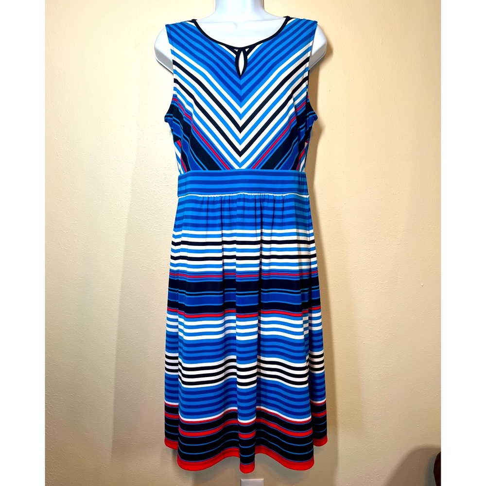 Talbots striped dress size Medium